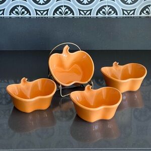 Chantal Pumpkin Dish Set of 4